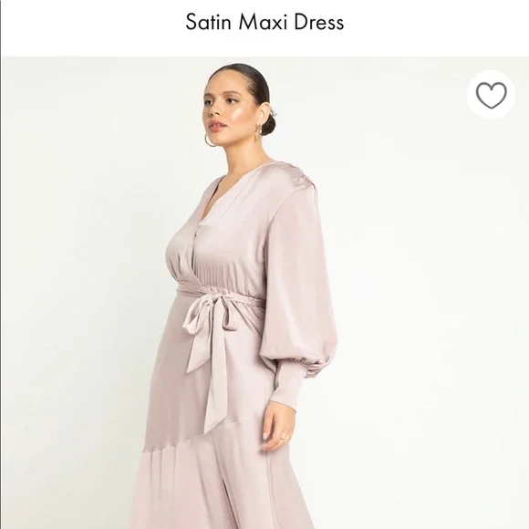 Eloquii | Dresses | Nwt Eloquii Satin Maxi Dress Sz8 | Poshmark